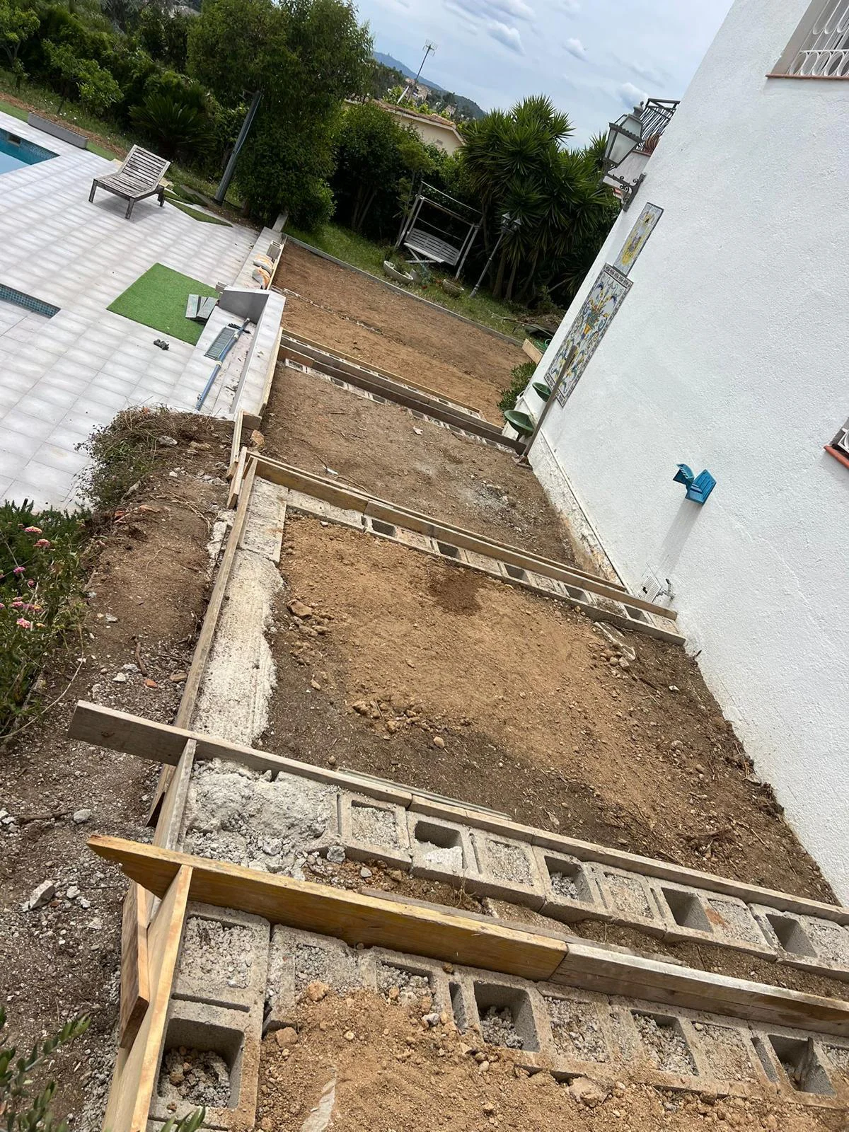 Construcción de escaleras de hormigón desde cero — Paviments Catalunya